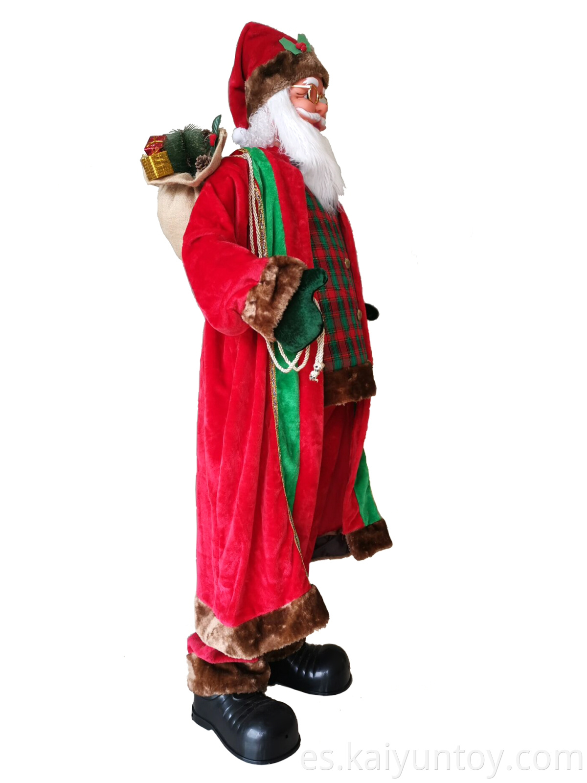 Outdoor Plastic Santa